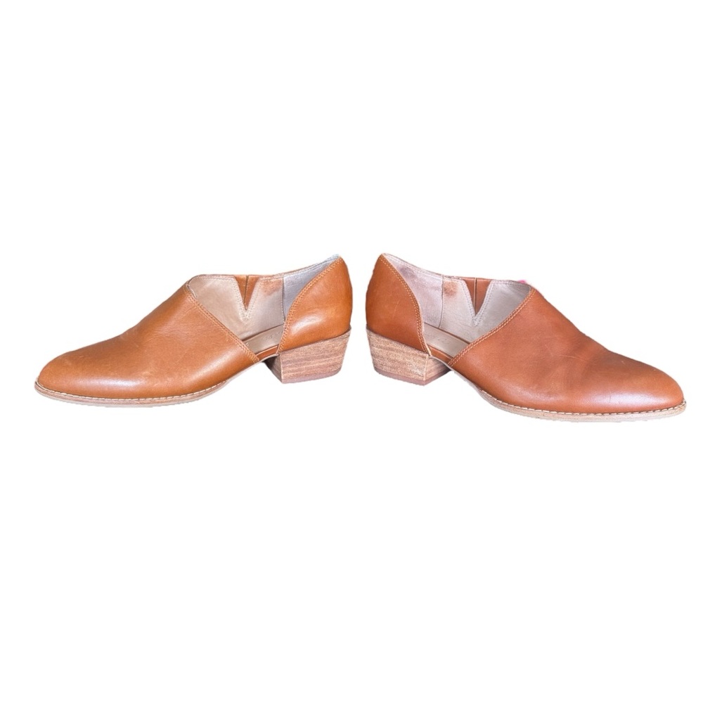 Madewell The Lucie Shoe in Leather Tan Size 7 Slip On - Picture 3 of 12